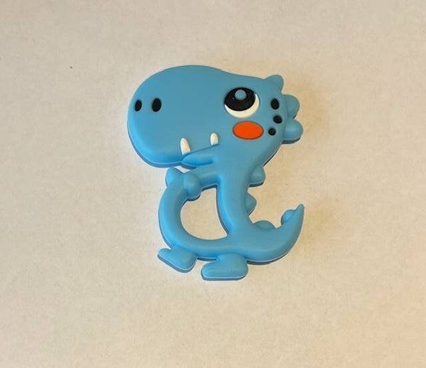 Bijtring Dino - Blauw