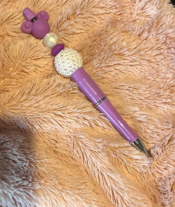 Paars / Wit pen