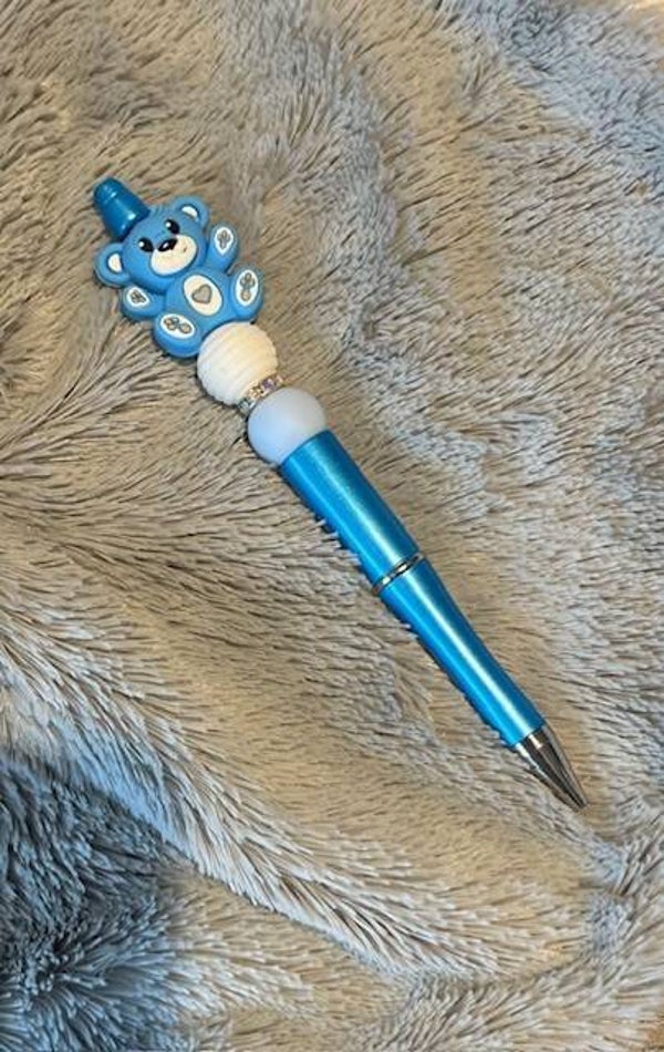 Blauw / Wit pen
