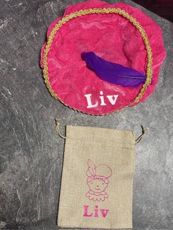 Pietenmuts & Pepernoten zakje met naam