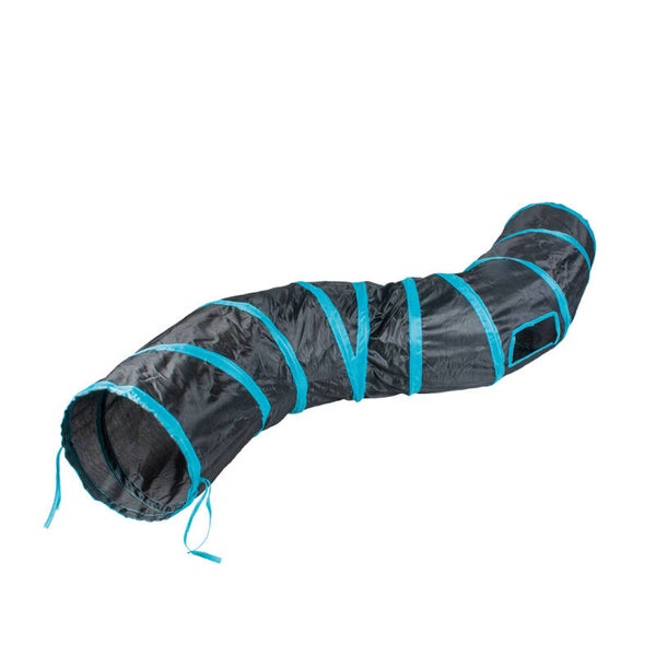 Speeltunnel snake Blauw/zwart