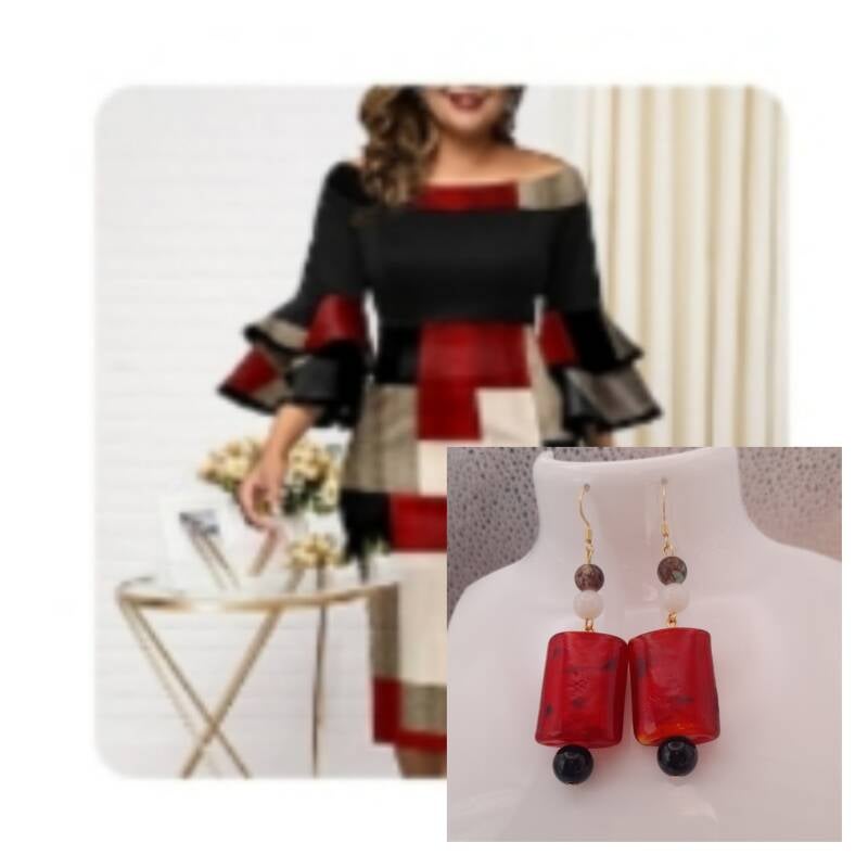 rood zwart Spaans Jacqueline sieraden