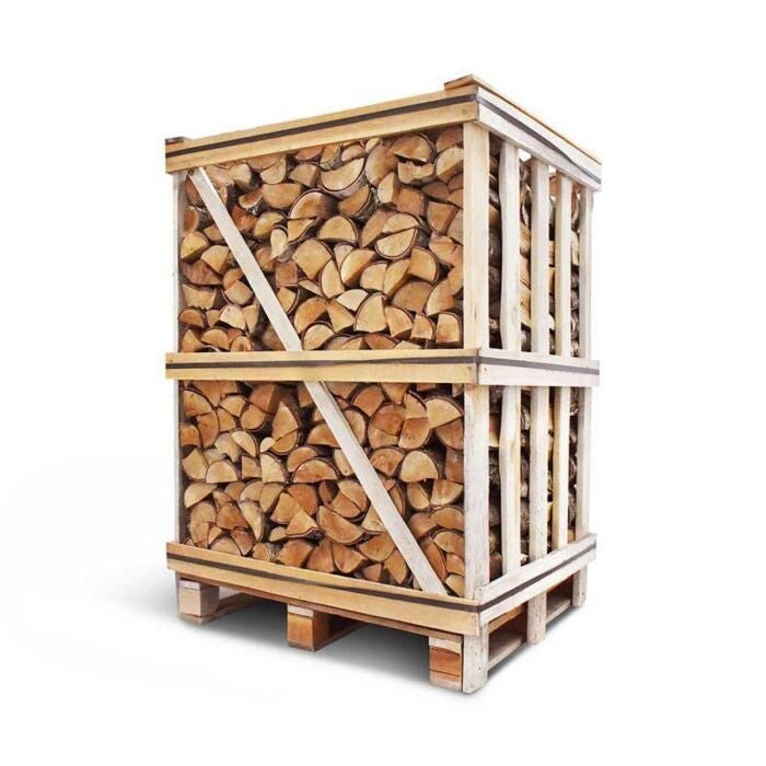 Premium Kiln Dried Birch Logs - Jumbo Crate 1.63m³