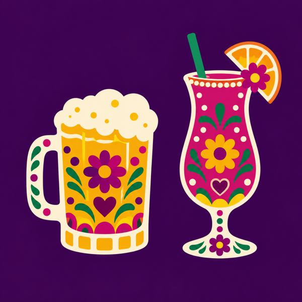 Drank -en eetkaart groot