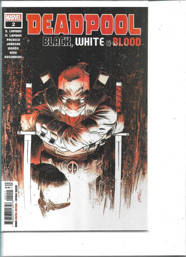 Deadpool black white and blood #2