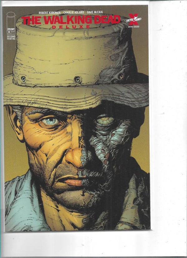 The walking dead deluxe #8 second printing