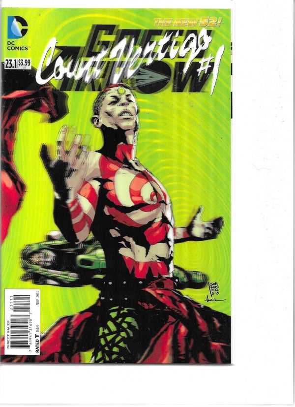 Green arrow #23.1 lenticular cover