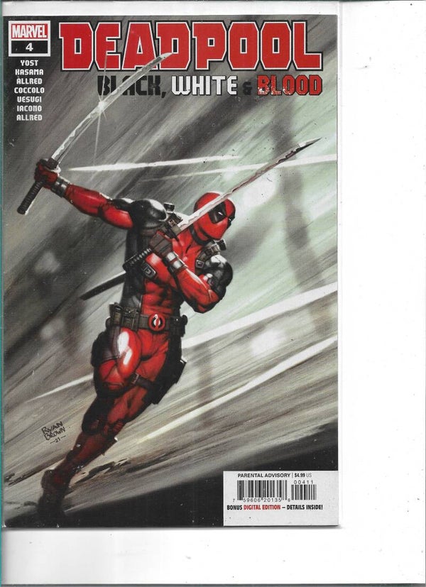 Deadpool black white and blood #4