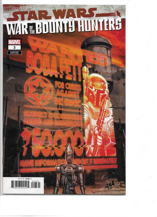 Star wars War of the bounty hunters #3 variant