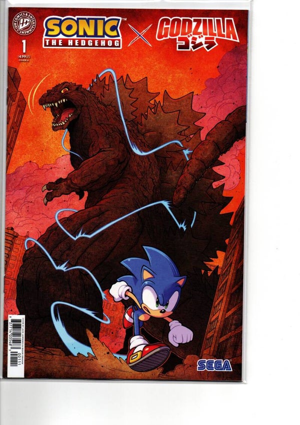 Sonic X Godzilla #1