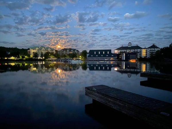 Post Card- Muskoka Warf Full Moon Magic (Copy)
