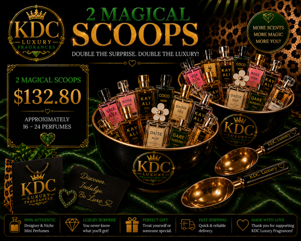 2 MAGICAL SCOOPS. DOUBLE THE LUXURY