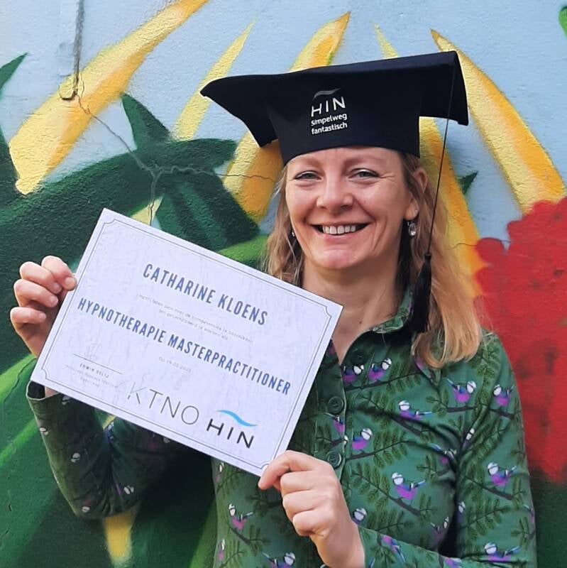 Catharine Kloens, eigenaar van Angstvrij met Kloens met diploma