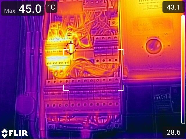 Thermografische inspectie verdeelkast SCIOS Scope 10 Elektronorm