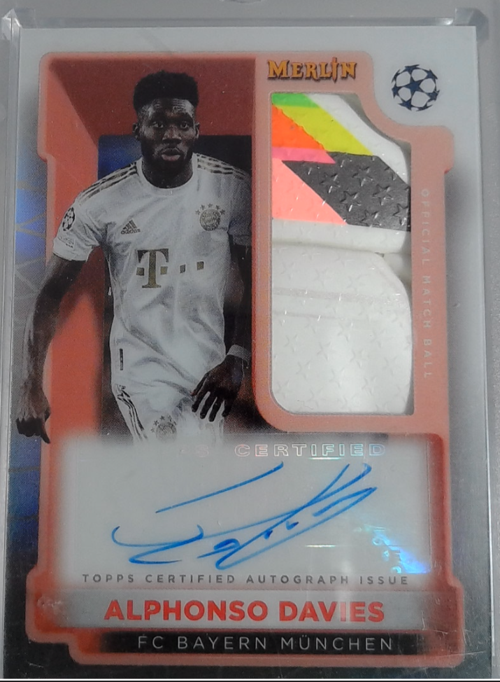 Alphonso Davies Matchball Auto Case Hit #2