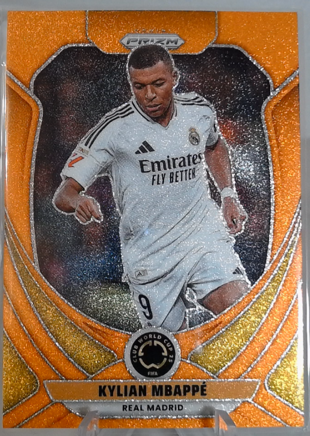 Mbappé orange prizm club world cup /99