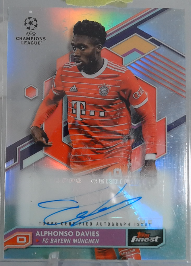 Davies topps chrome auto