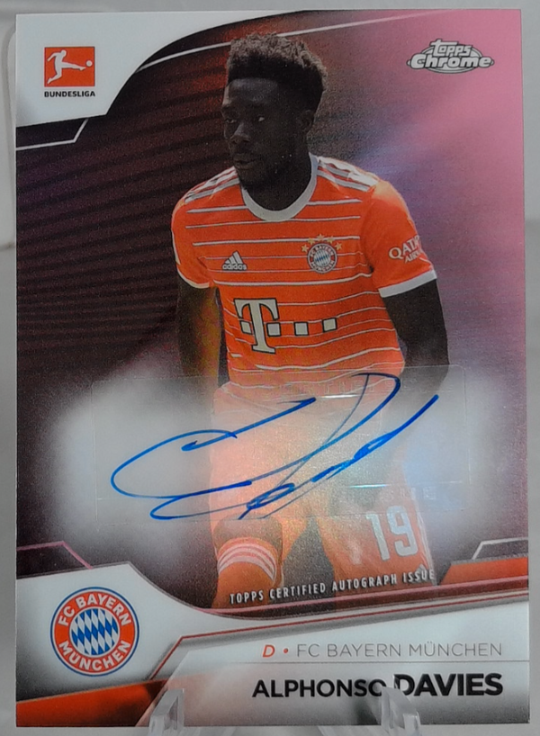 Davies topps chrome Auto /75