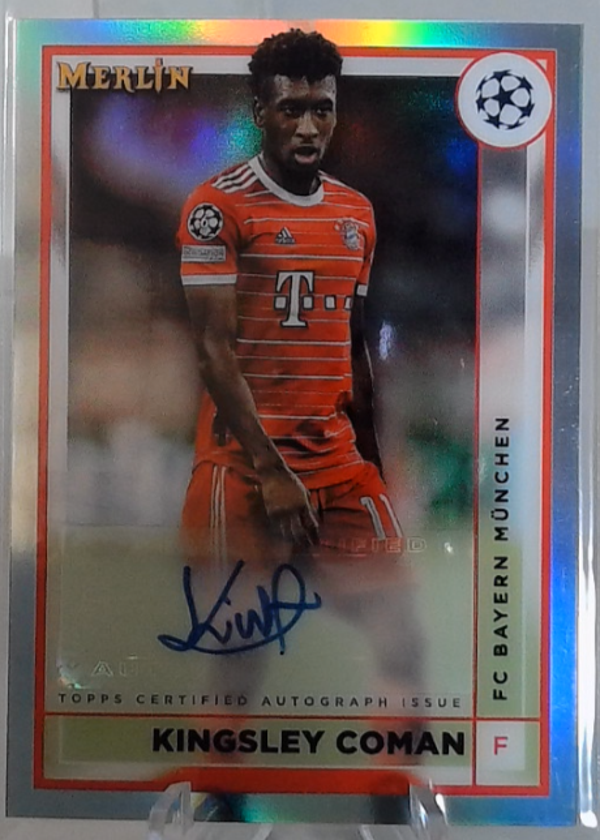 Kingsley Coman Auto topps Merlin