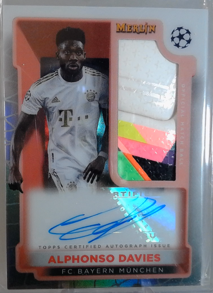 Alphonso Davies Matchball Auto Case hit