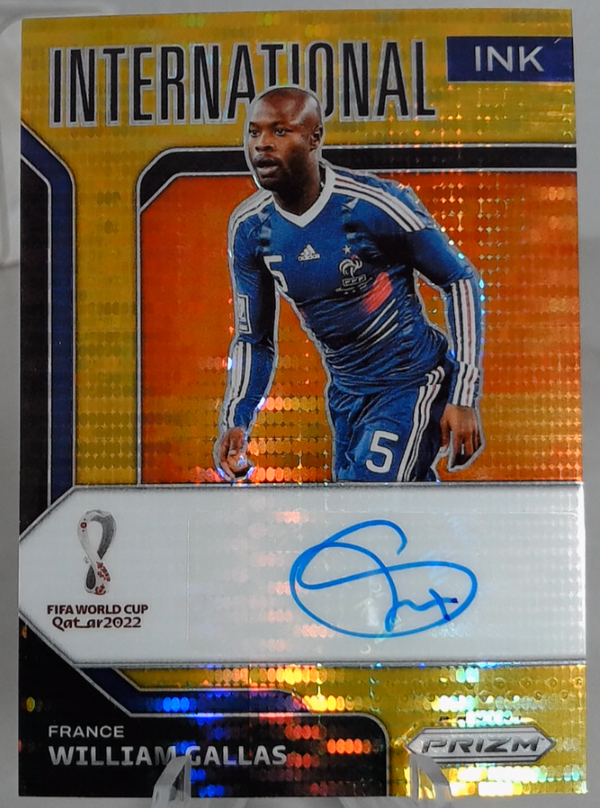 William Gallas Prizm Gold Auto /10