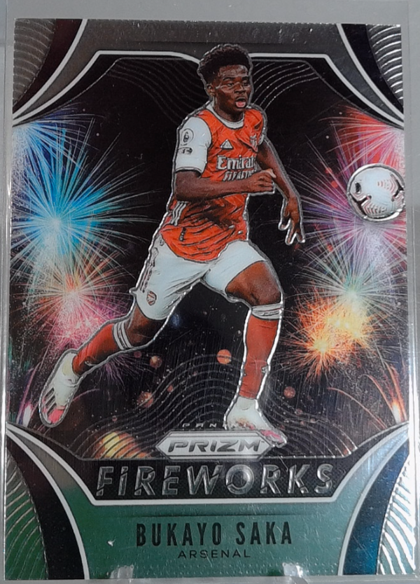 Bukayo Saka fireworks insert prizm