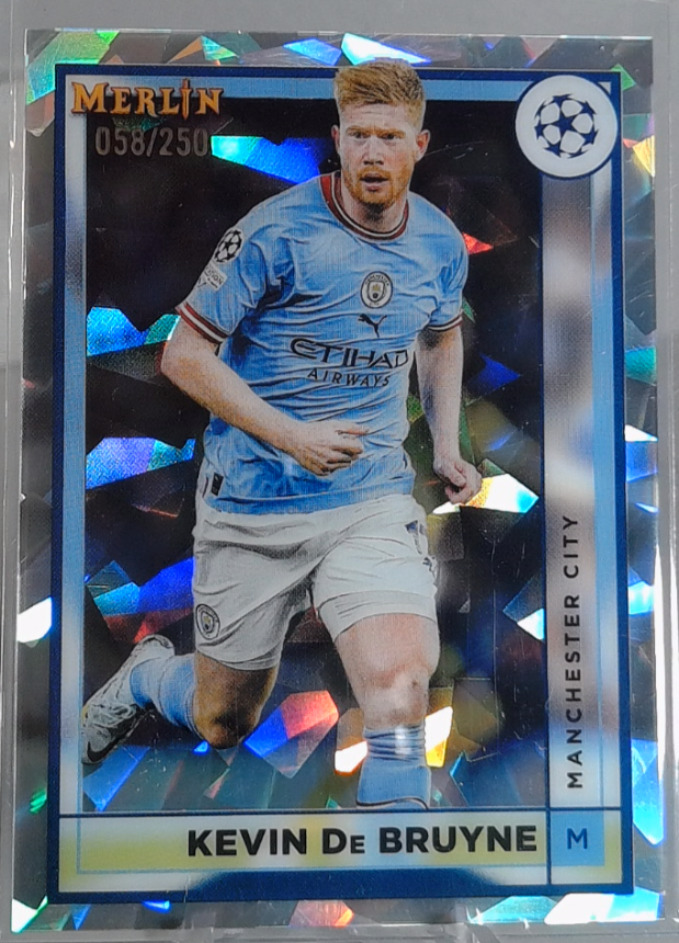Kevin De Bruyne Crack Ice /250 topps merlin