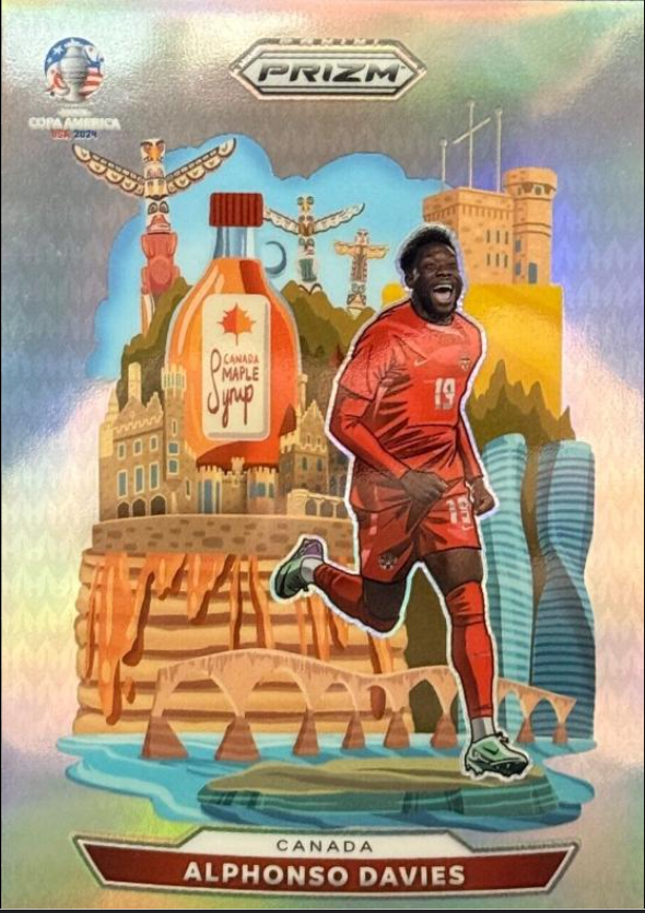 Alphonso Davies National Landmarks 2024 Prizm copa