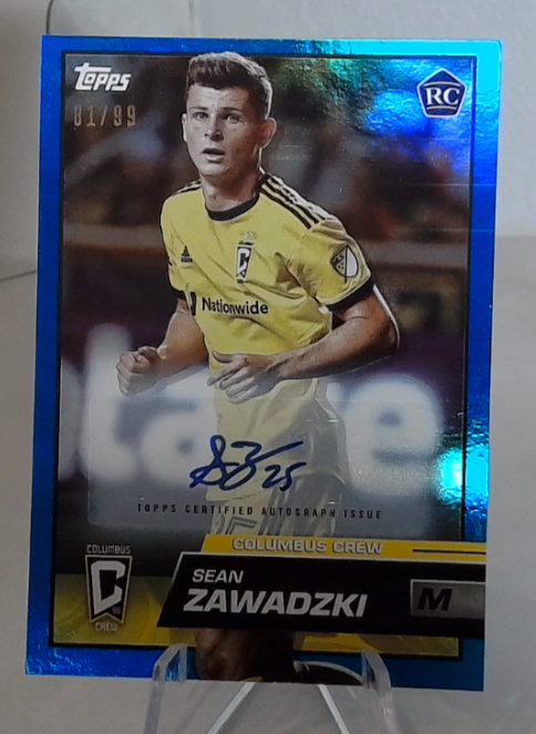 Sean Zawadzki Rookie Auto /99 Mls topps