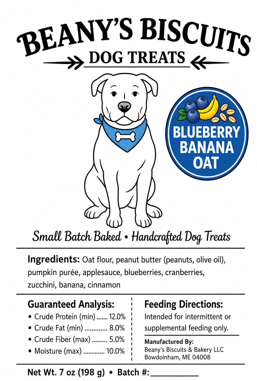 Banana for Blueberries 7.oz