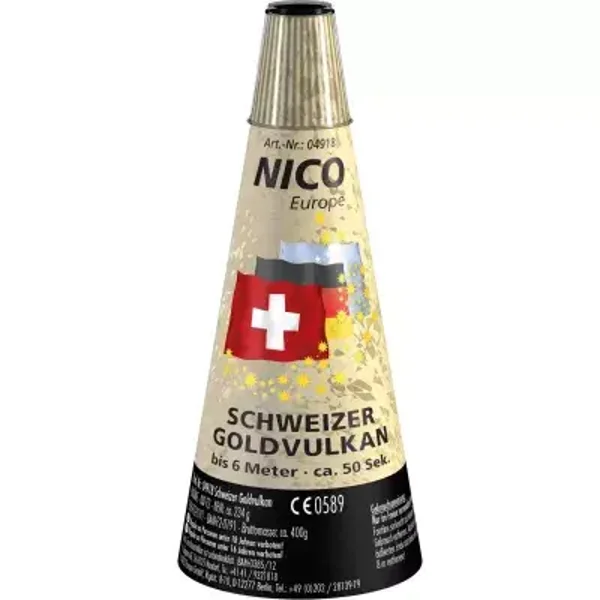 Schweizer Vulkan Goldvulkan "Nico / Zink" F2 (G) 1.4 KUB