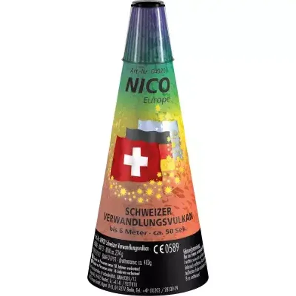 Schweizer Vulkan Verwandlungsvulkan "Nico / Zink" F2 (G) 1.4 KUB