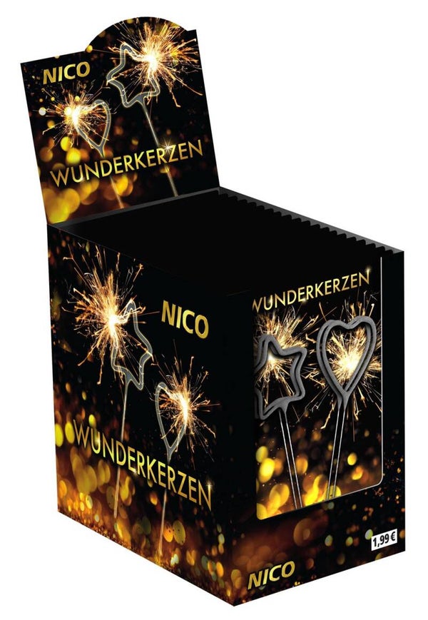 yy Symbol Wunderkerzen (4er) "Nico" F1 (H)