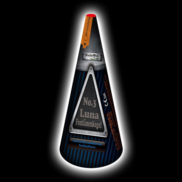 yy LUNA-Fontänenkegel No.3 "Blackboxx" F2 (G)