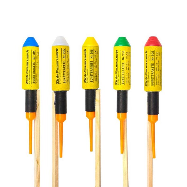 Bukettraketen 905 5er-Set F2+ "Zink" (K)