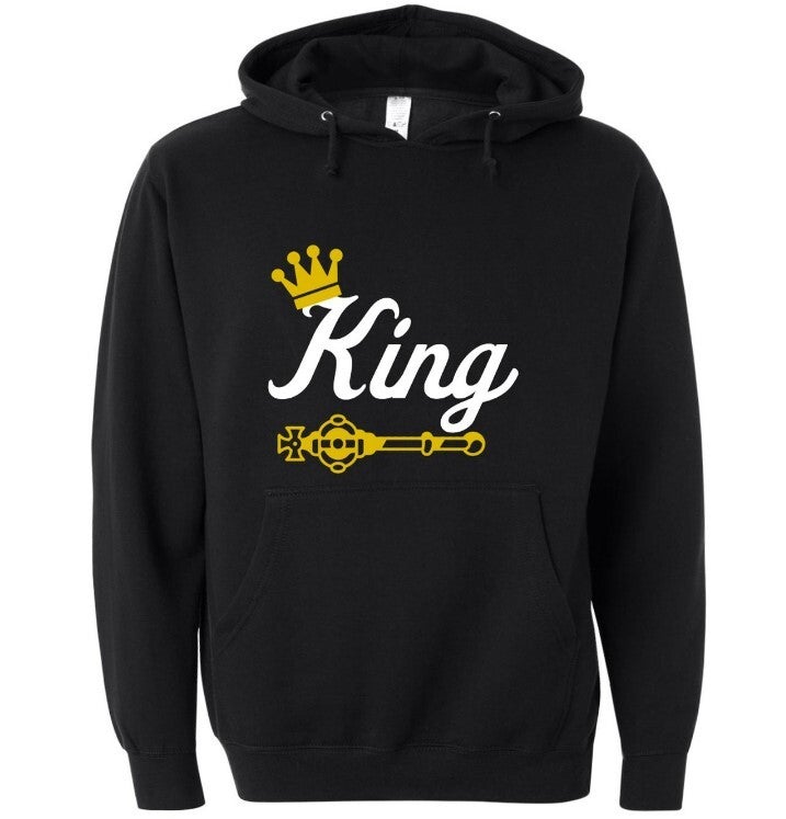 "Queen/King" Unisex Independent Trading Co. Midweight Hooded Pullover Sweatshirt