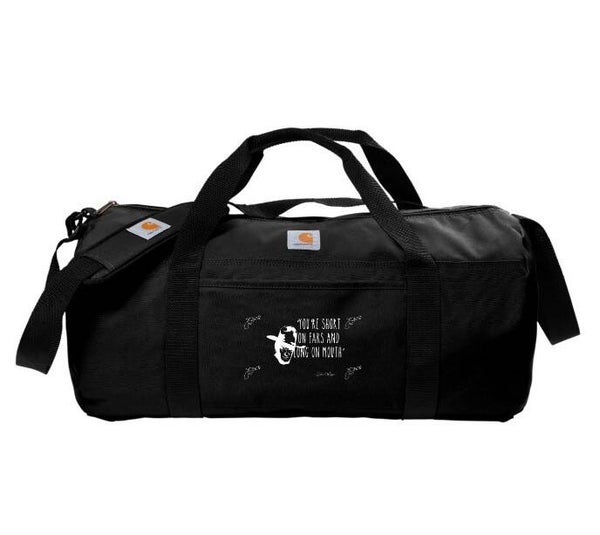 "John Wayne Quote" Carhartt® Canvas Packable Duffel with Pouch