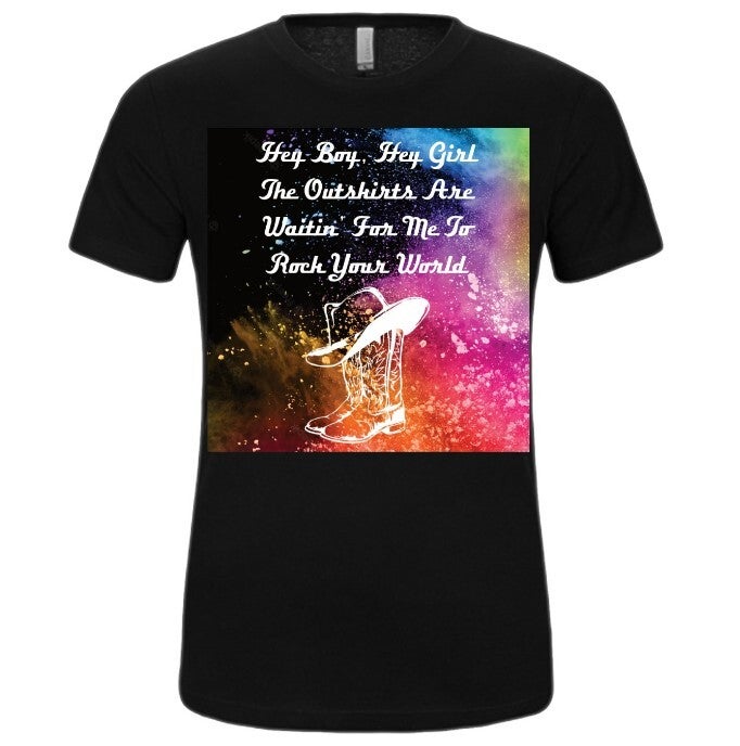 "Hey Boy, Hey Girl" Bella + Canvas Unisex Short Sleeve Jersey T-Shirt