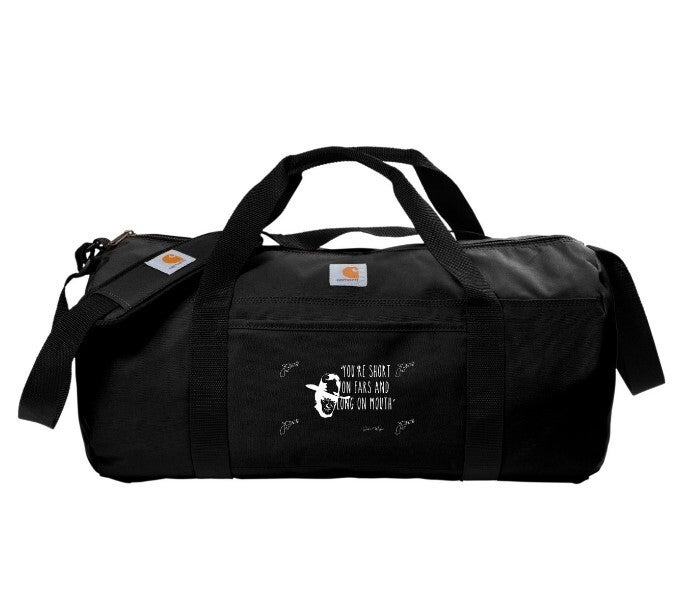 "John Wayne Quote" Carhartt® Canvas Packable Duffel with Pouch