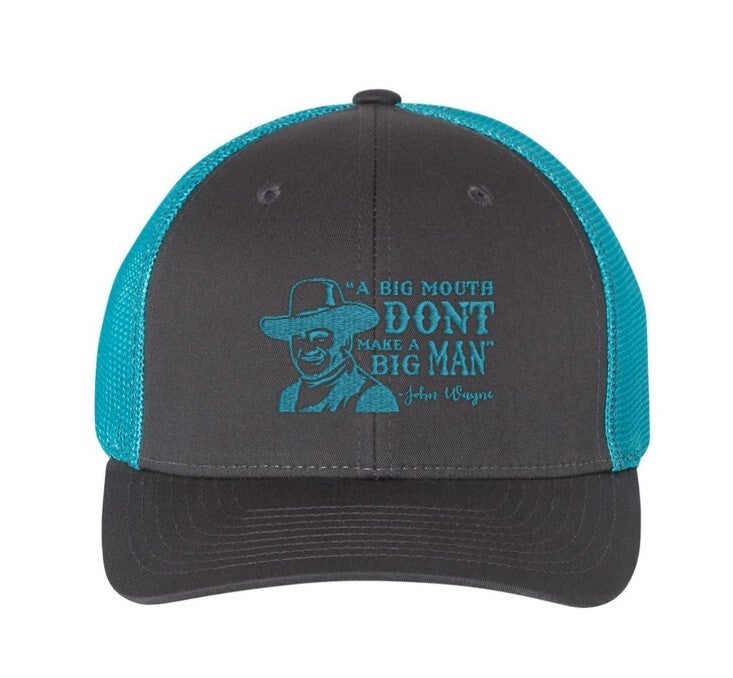 "John Wayne Quote 1" Richardson® Fitted Trucker with R-Flex