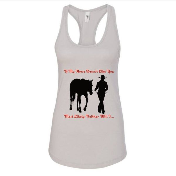 "Don't Like You" Next Level™ Women's Ideal Racerback Tank