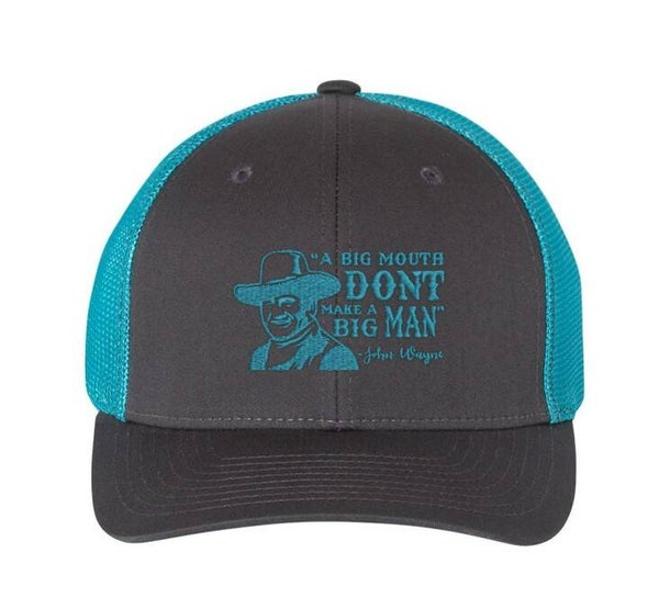 "John Wayne Quote 1" Richardson® Fitted Trucker with R-Flex