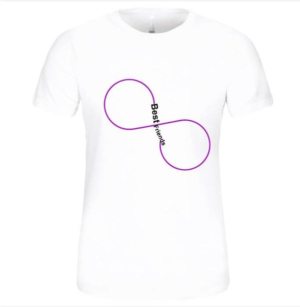 "Best Friends Infinity" Bella + Canvas Unisex Short Sleeve Jersey T-Shirt