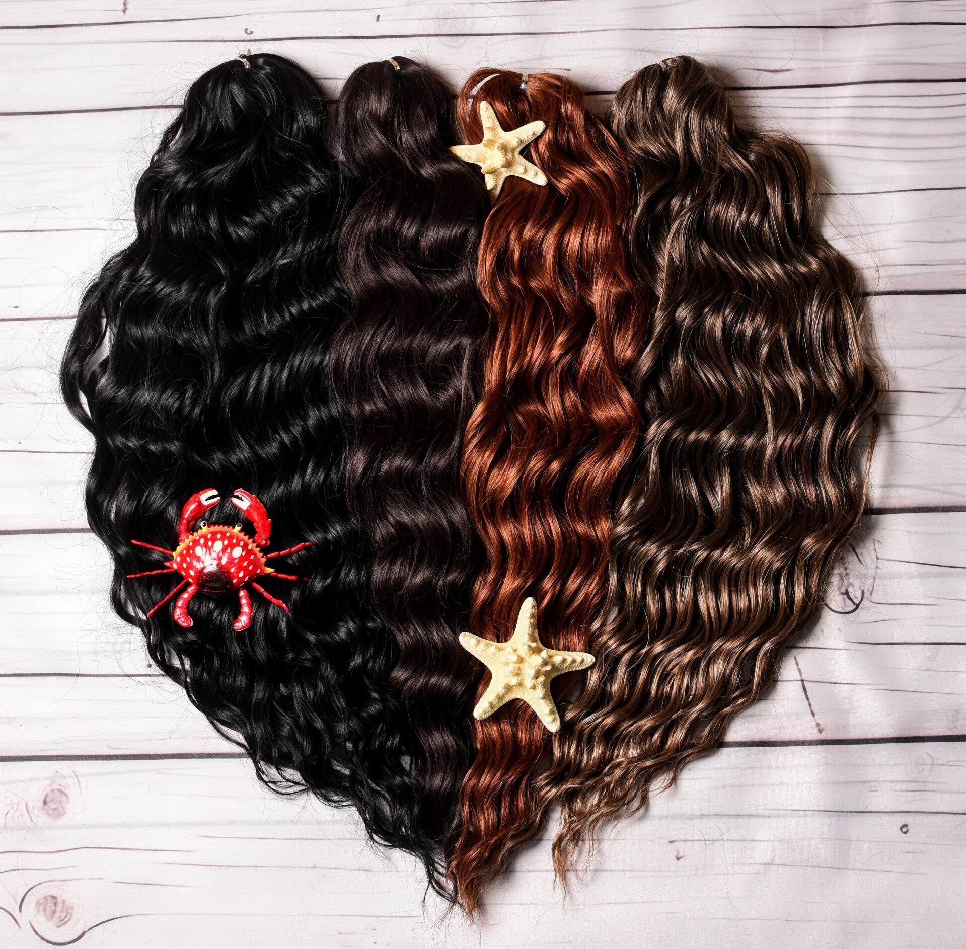 Brunette Brushable Dreadlock Extensions
