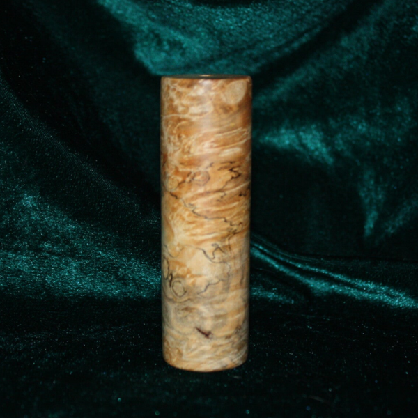 Box Elder Burl Hanging Bud Vase -01250
