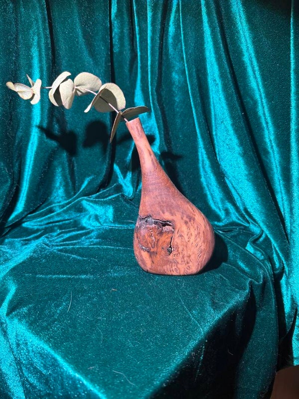 WA Blackbutt Burl Bud Vase
