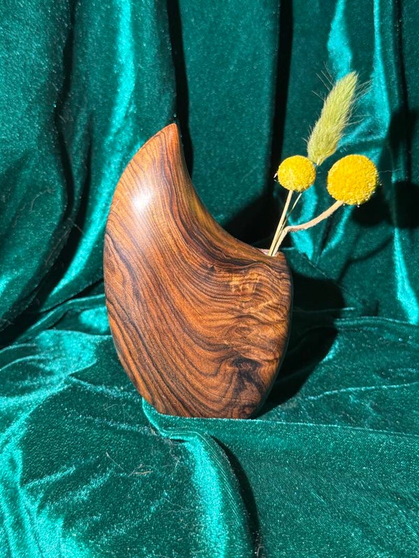 Bolivian Rosewood Bud Vase - 01266