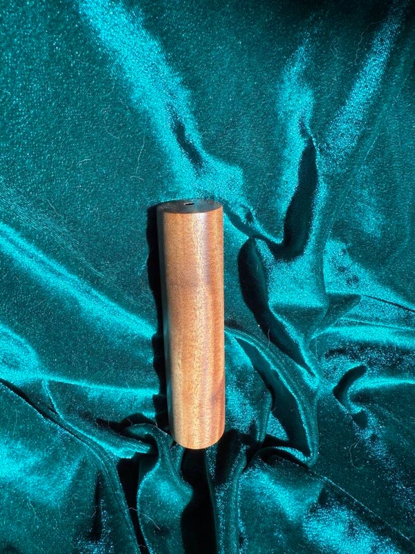 African Mahogany Hanging Bud Vase -01277