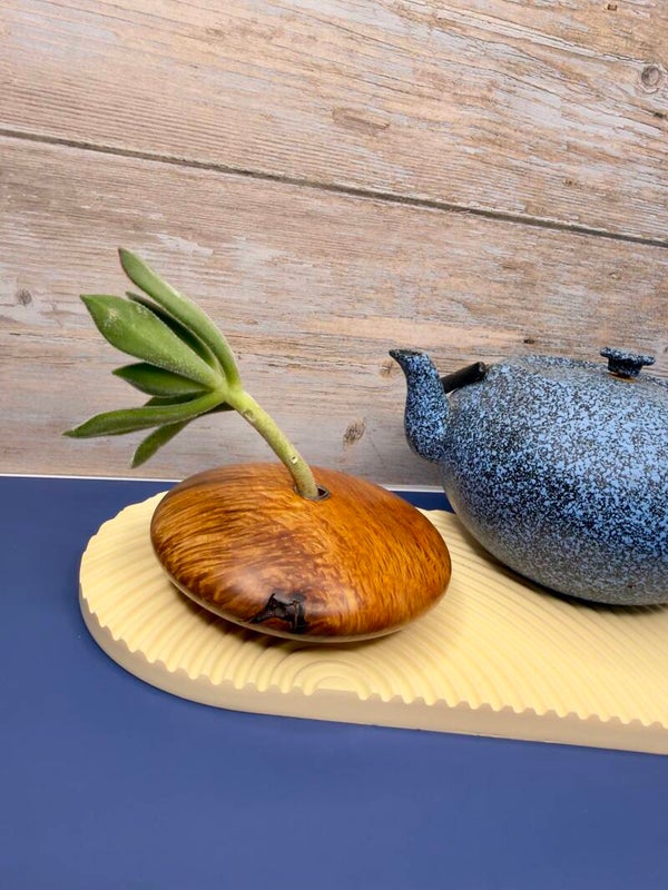 Pebble vase - Figured Buloke