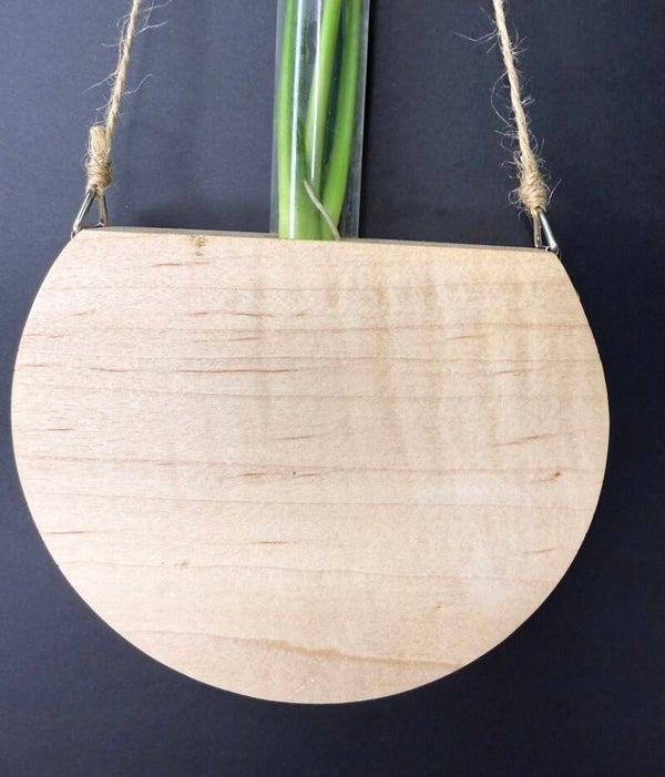 Hanging timber vase - Ambrosia Maple